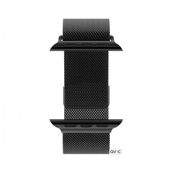 Ремешок Apple Watch 38mm Milanese Loop Band (Black)