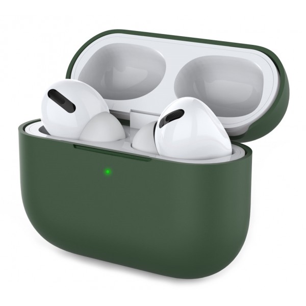 Чехол для Airpods Pro Silicone Case Dark Green