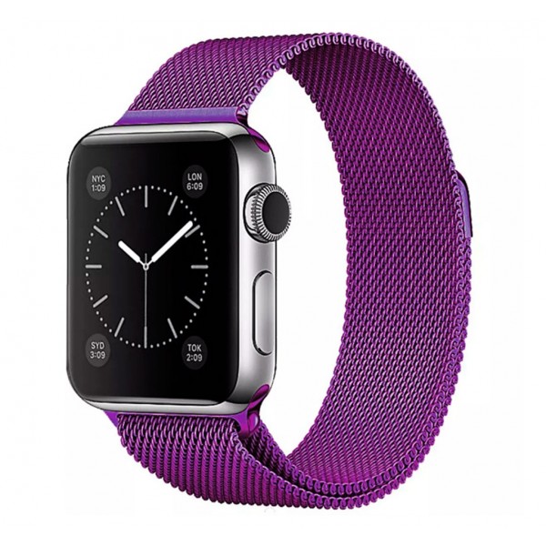 Ремешок для Apple Watch 42mm Milanese Loop Band Purple