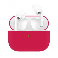 Чехол для Airpods Pro Ultrathin Silicon case Crimson