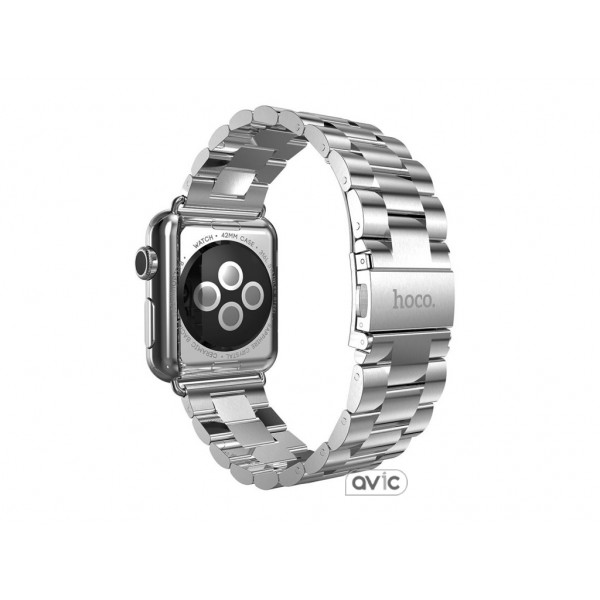 Ремешок для Apple Watch 42mm HOCO Silver