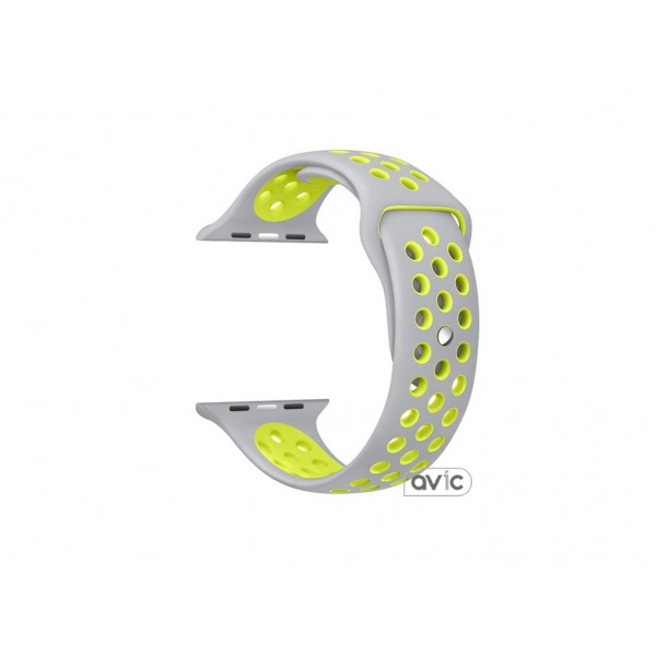 Ремешок Nike+ Apple Watch 38mm Silver Volt Sport Band