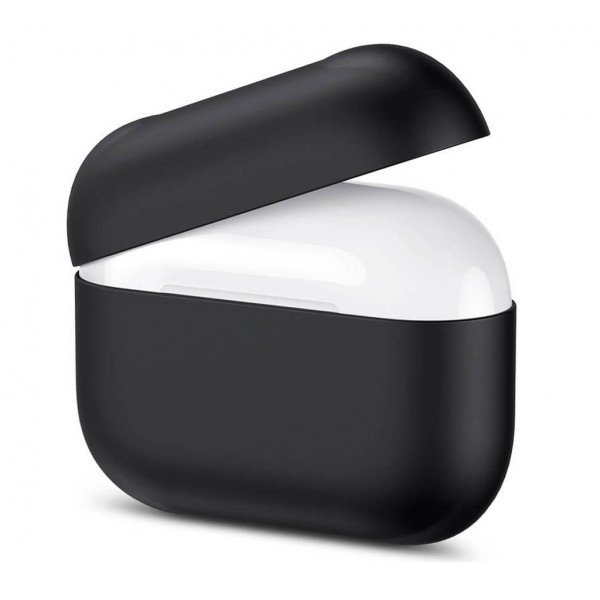 Чехол для Airpods Pro Silicone Case Black