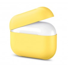 Чехол для Airpods Pro Silicone Case Yellow