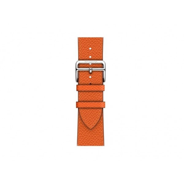 Ремешок Apple Watch Hermes 40mm Feu Epsom Leather Single Tour (MTQ72)