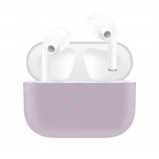 Чехол для Airpods Pro Ultrathin Silicon case Pale Mauve