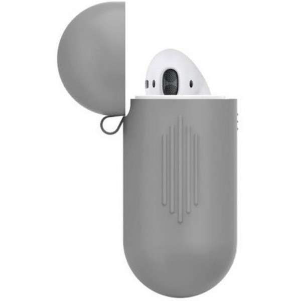 Чехол Nomi для наушников Apple AirPods Grey (348529)