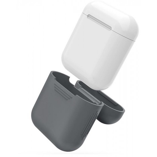 Чехол Nomi для наушников Apple AirPods Grey (348529)