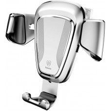 Автодержатель Baseus Gravity Car Mount (Metal type) Silver