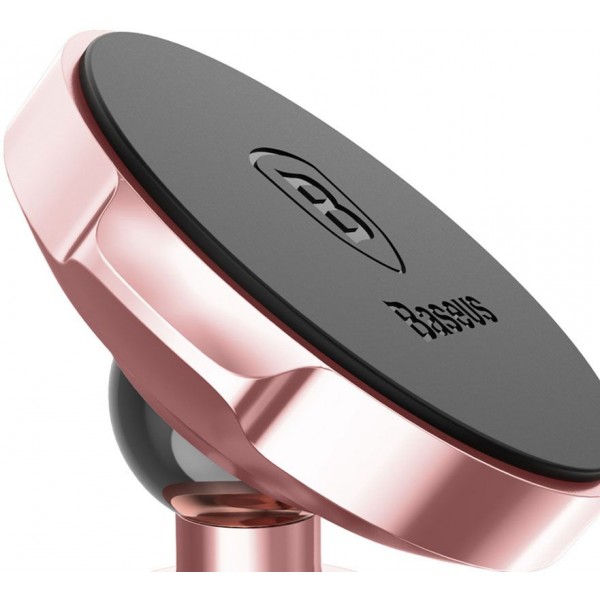 Автодержатель Baseus Small Ears Series Magnetic Bracket (Vertical type) Rose Gold