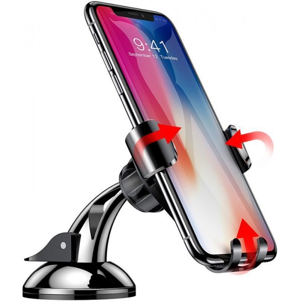 Автодержатель Baseus Osculum Type Gravity Car Mount Black