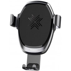 Автодержатель Rock Wireless Charging Gravity Car Mount Grey