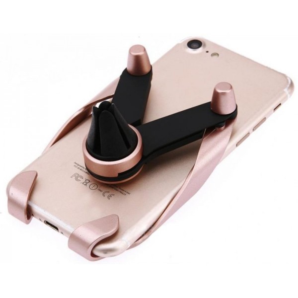 Автодержатель Rock AutoBot M vent car holder Resin Rose Gold