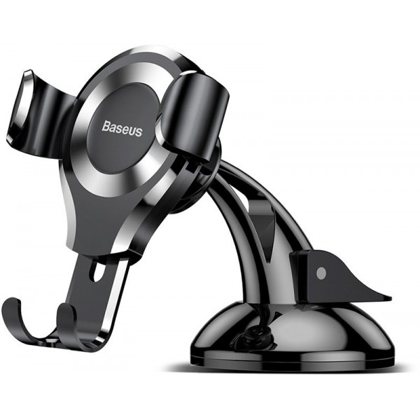 Автодержатель Baseus Osculum Type Gravity Car Mount Black/Silver