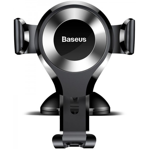 Автодержатель Baseus Osculum Type Gravity Car Mount Black/Silver