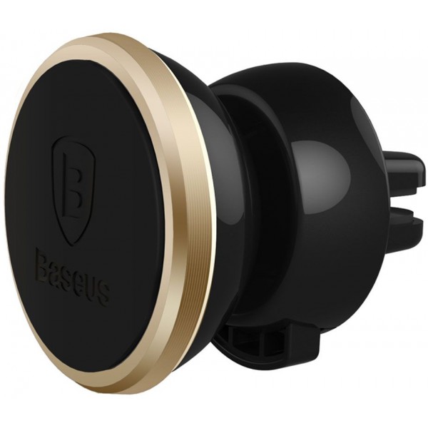 Автодержатель Baseus 360-degree Rotation Magnetic Car Air Vent Mount Holder Luxury Gold