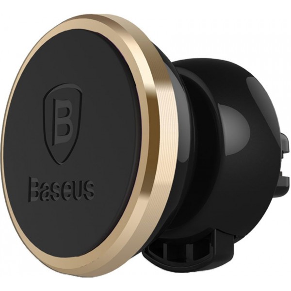 Автодержатель Baseus 360-degree Rotation Magnetic Car Air Vent Mount Holder Luxury Gold