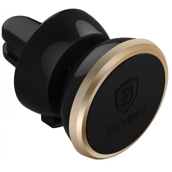 Автодержатель Baseus 360-degree Rotation Magnetic Car Air Vent Mount Holder Luxury Gold