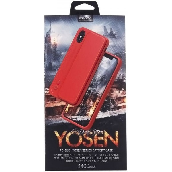 Power Bank Remax PD-BJ01 PRODA Yosen series for iPhone X 3400 mAh Red