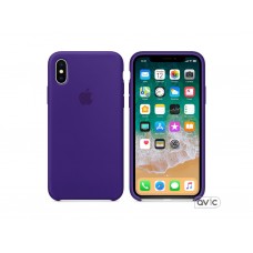 Чехол для Apple iPhone X Silicone Case Ultra Violet Copy