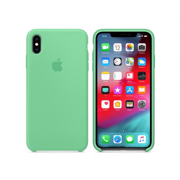 Чехол для Apple iPhone XS Max Silicone Case Mint Copy