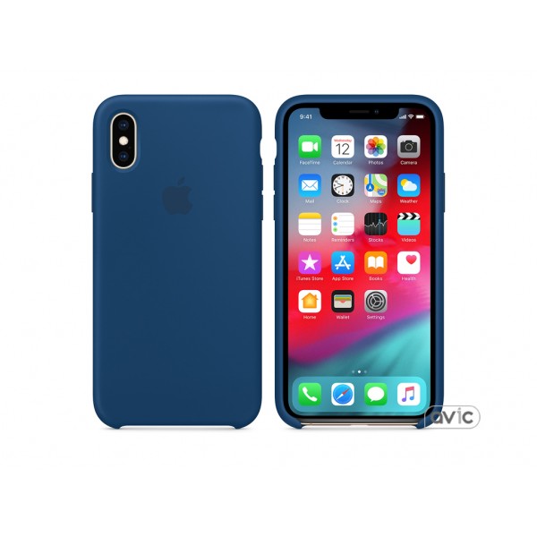 Чехол для Apple iPhone XS Silicone Case Blue Horizon (MTF92)