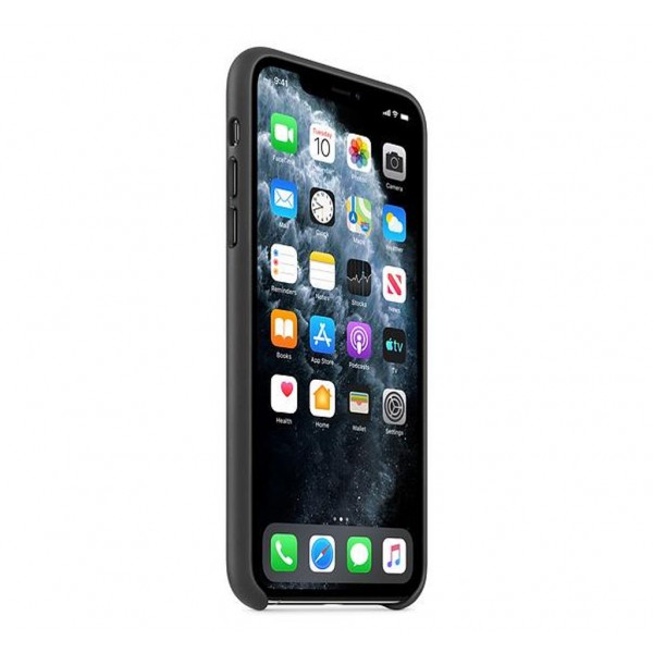 Чехол для смартфона Apple iPhone 11 Pro Max Leather Case - Black (MX0E2)