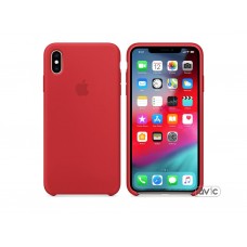 Чехол для Apple iPhone XS Max Silicone Case PRODUCT RED Copy