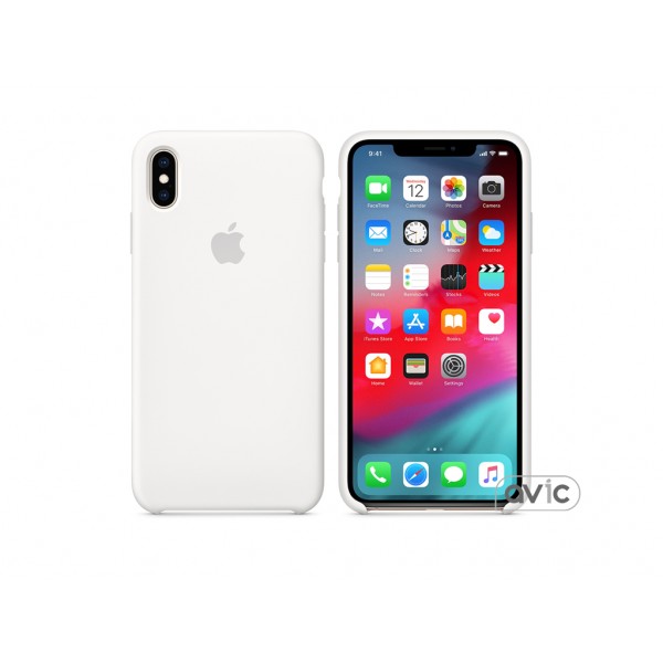 Чехол для Apple iPhone XS Max Silicone Case White (Copy)