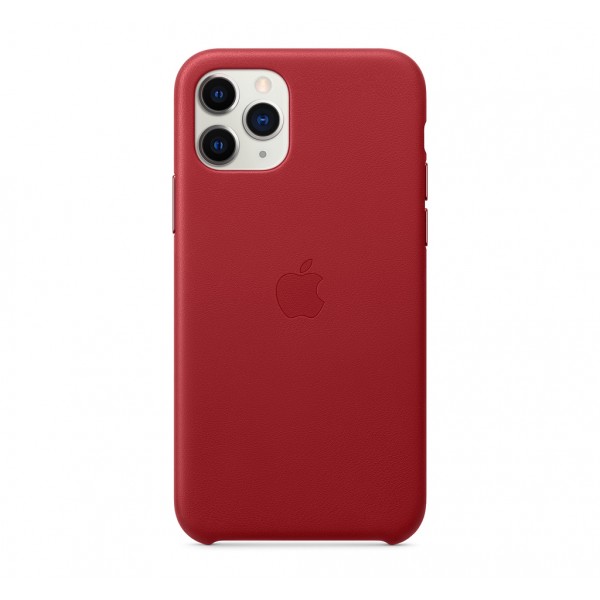 Чехол для Apple iPhone 11 Pro Max Leather Case Red Copy