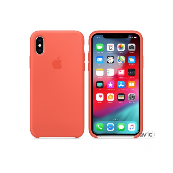 Чехол для Apple iPhone XS Silicone Case Nectarine Copy