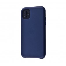 Чехол для Apple iPhone 11 Pro Max Leather Case Midnight Blue Copy