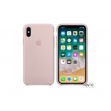 Чехол для Apple iPhone X Silicone Case Pink Sand (MQT62)