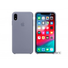 Чехол для Apple iPhone XR Silicone Case Lavender Gray Copy