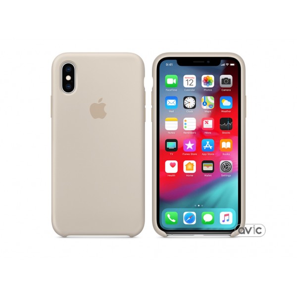 Чехол для Apple iPhone XS Silicone Case Stone Copy