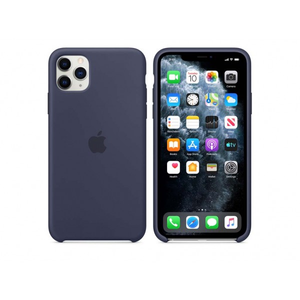 Чехол для смартфона Apple iPhone 11 Pro Max Silicone Case-Midnight Blue (MWYW2)