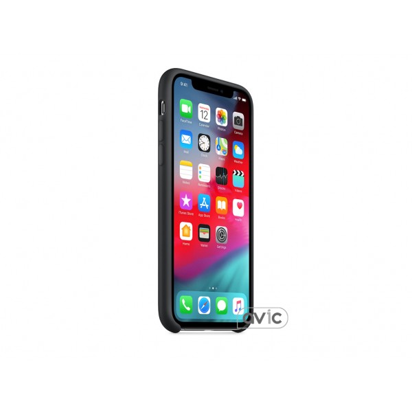 Чехол для Apple iPhone XS Silicone Case Black (MRW72)