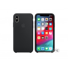 Чехол для Apple iPhone XS Silicone Case Black (MRW72)