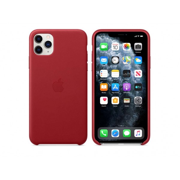 Чехол для смартфона Apple iPhone 11 Pro Max Leather Case-PRODUCT RED (MX0F2)