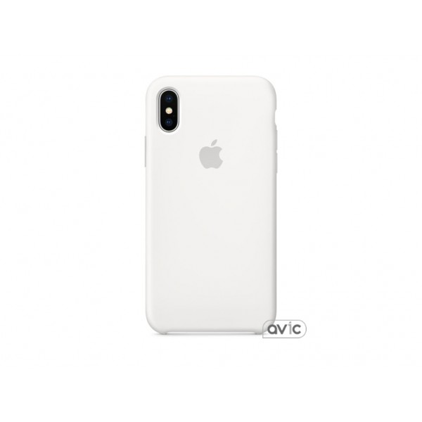 Чехол для Apple iPhone X Silicone Case Sea White Copy