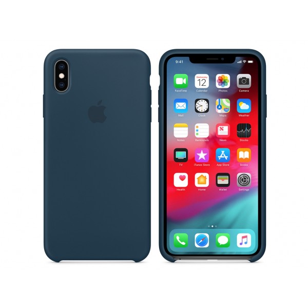 Чехол для Apple iPhone XS Max Silicone Case Pacific Green Copy