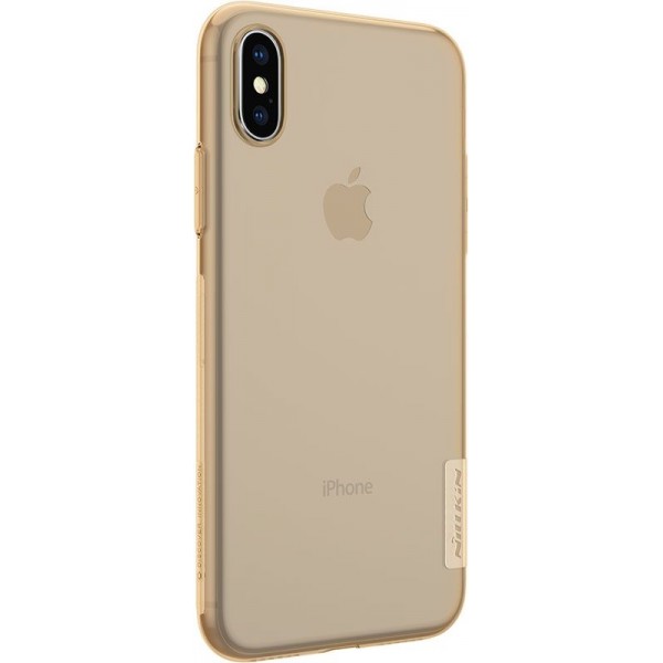 Чехол-накладка Nillkin Nature TPU Case Apple iPhone X Brown