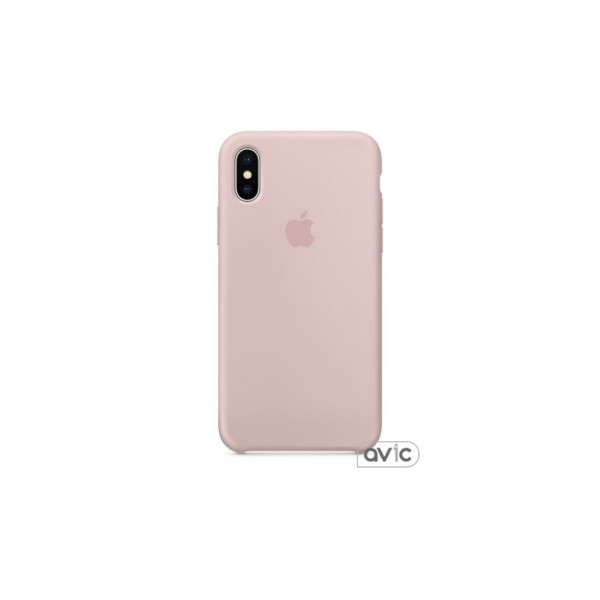 Чехол для Apple iPhone X Silicone Case Pink Sand Copy