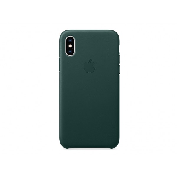 Чехол для Apple iPhone XS Leather Case Forest Green Copy