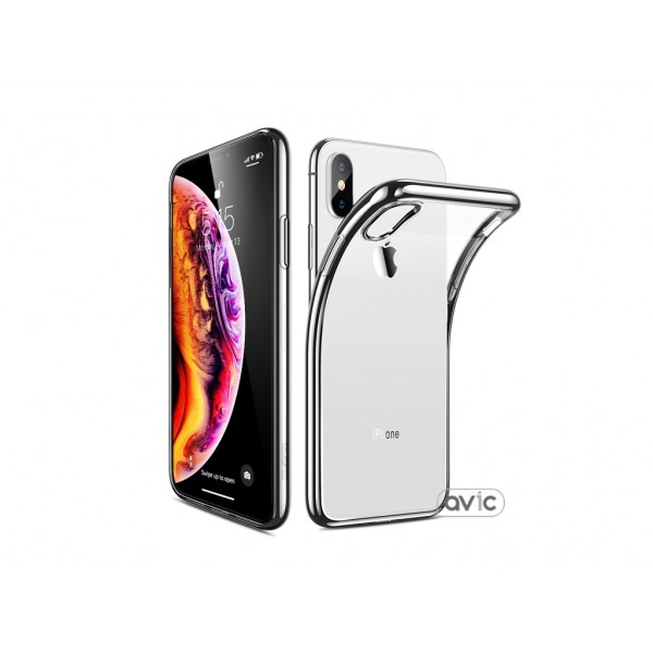 Бампер силикон прозрачный для iPhone XS/X