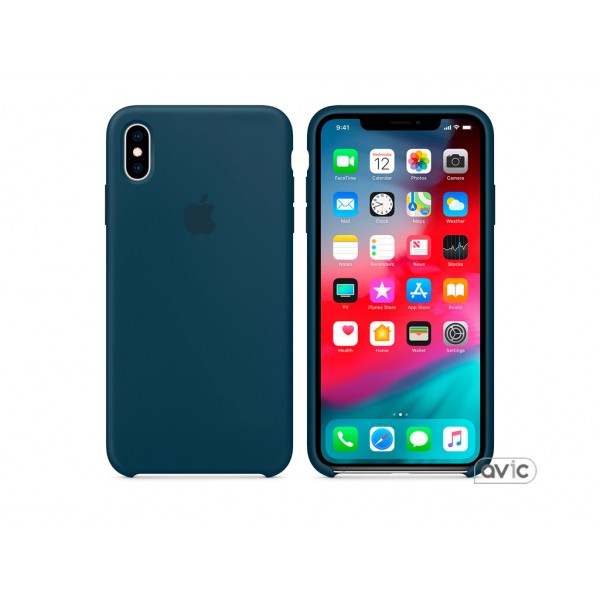 Чехол для Apple iPhone Xs Max Silicone Case Pacific Green (MUJQ2)