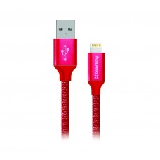 Кабель ColorWay USB-Lihgtning, 1м Red (CW-CBUL004-RD)