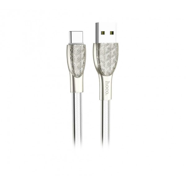 Кабель Hoco U52 Bright Lightning Cable (1.2m) Silver