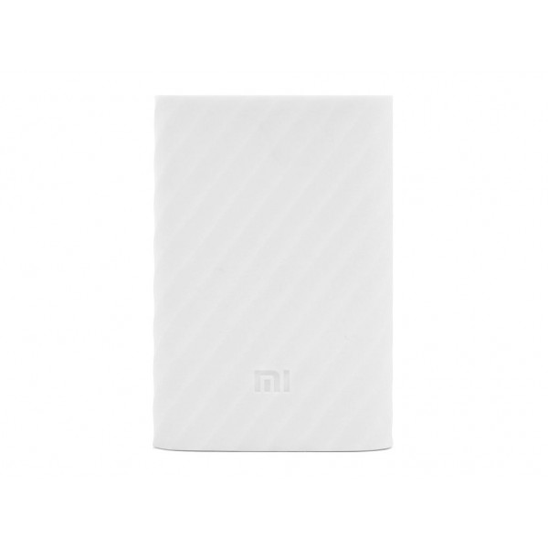 Чехол силиконовый для Xiaomi Power bank 2 10000 mAh Белый