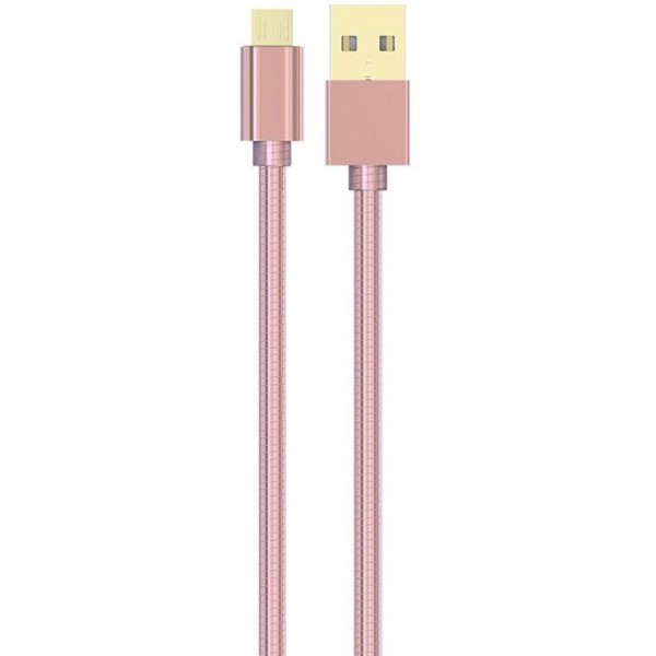 Кабель LDNIO LS24 Micro cable 1m Rose gold